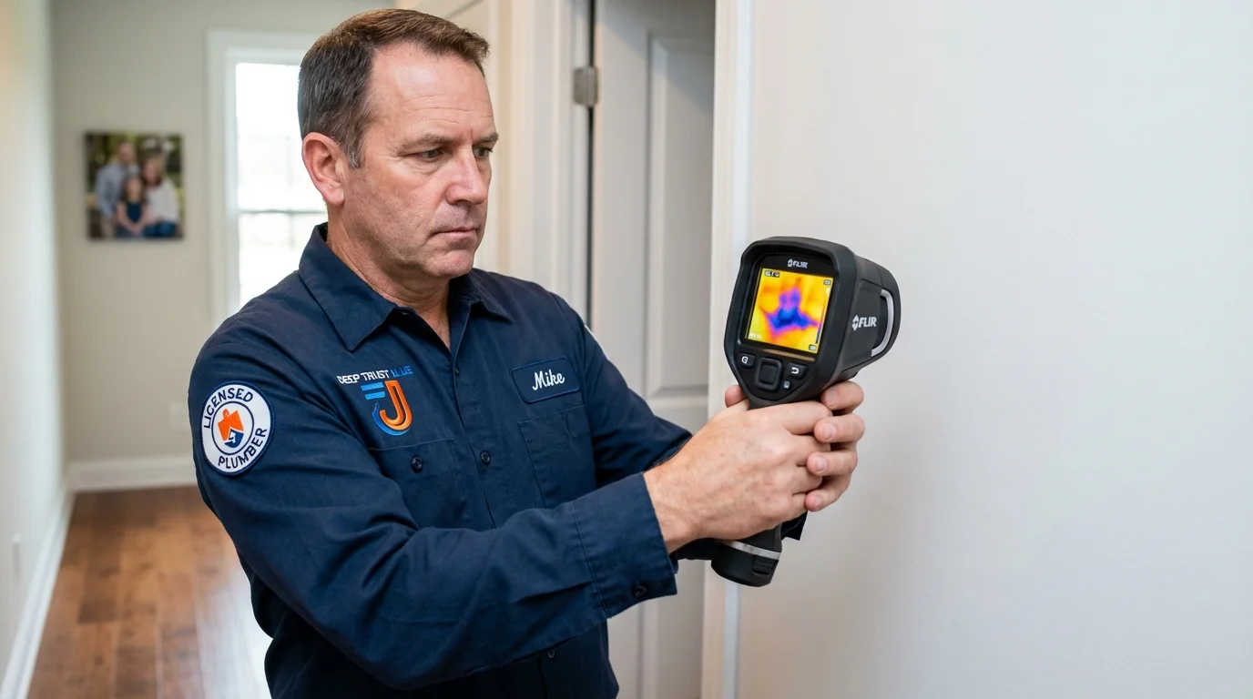 Thermal imaging leak detection by Johns Plumbing LLC in Tchula